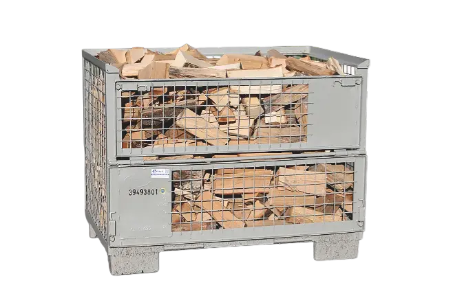 Brennholz Gitterboxen Buche 25cm